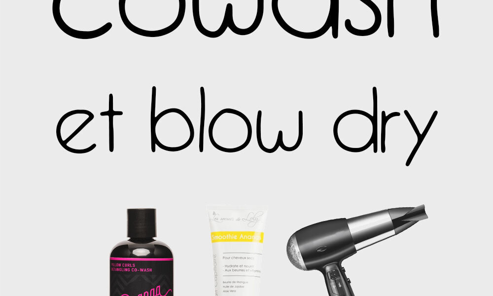 co wash blow dry